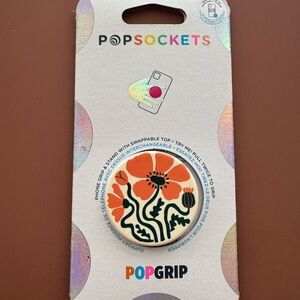 PopSocket Orange Floral Tablet Case